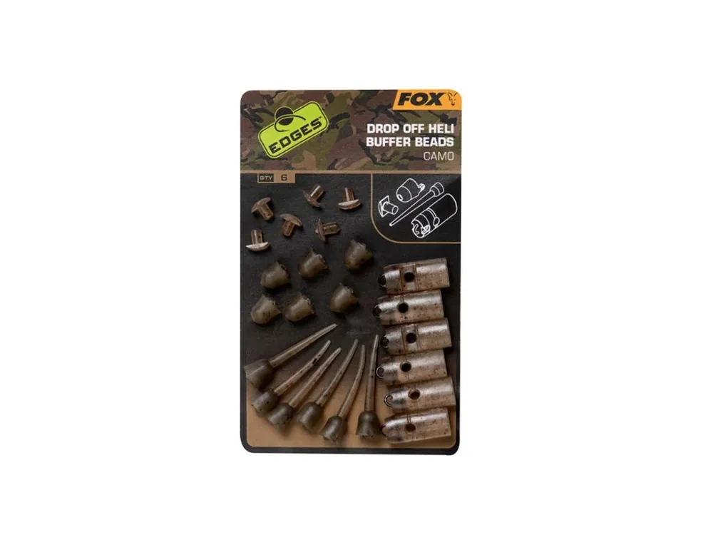 FOX Edges Camo Drop Off Heli Buffer Bead Kit | Nově v nabídce