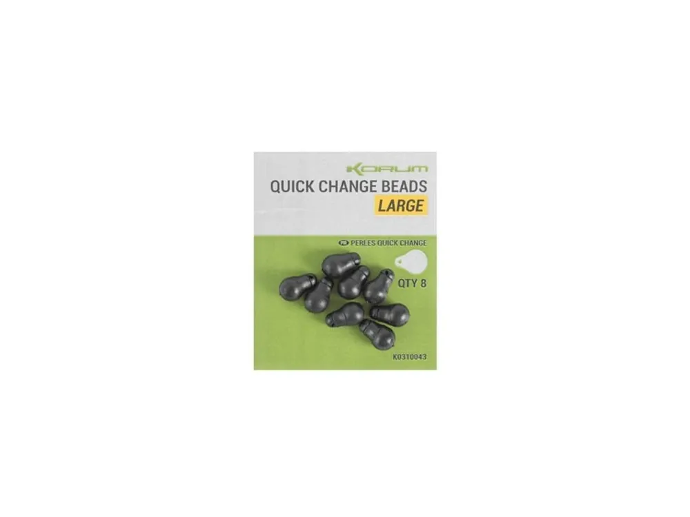 KORUM Zarážky Quick Change Beads 8ks - Cenová bomba