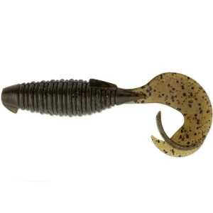 KEITECH Gumová Nástraha Flapper Grub 4" - Green Pumpkin PP 7ks 10cm | Rychlá expedice
