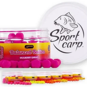 Ušetřete více - SPORTCARP Method Feeder Boilies Moruše Česnek 9mm 70ml