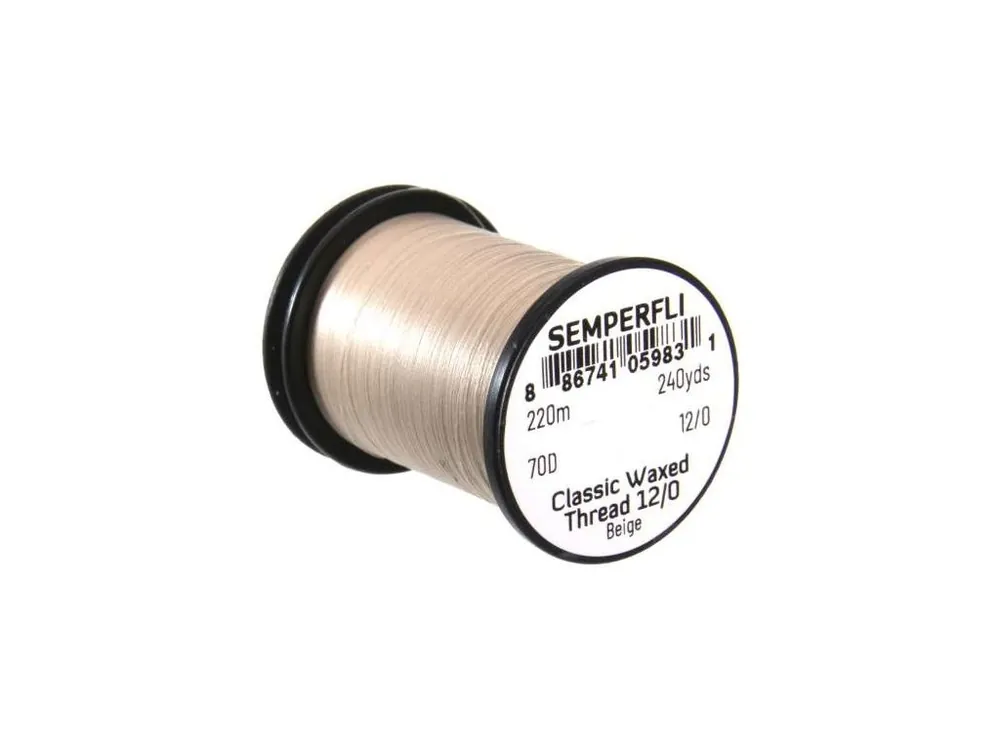 Semperfli Nit Classic Waxed Thread 12/0 Beige - Nabídka
