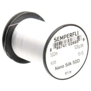 Semperfli Nit Nano Silk 50D 12/0 White - Čerstvá novinka