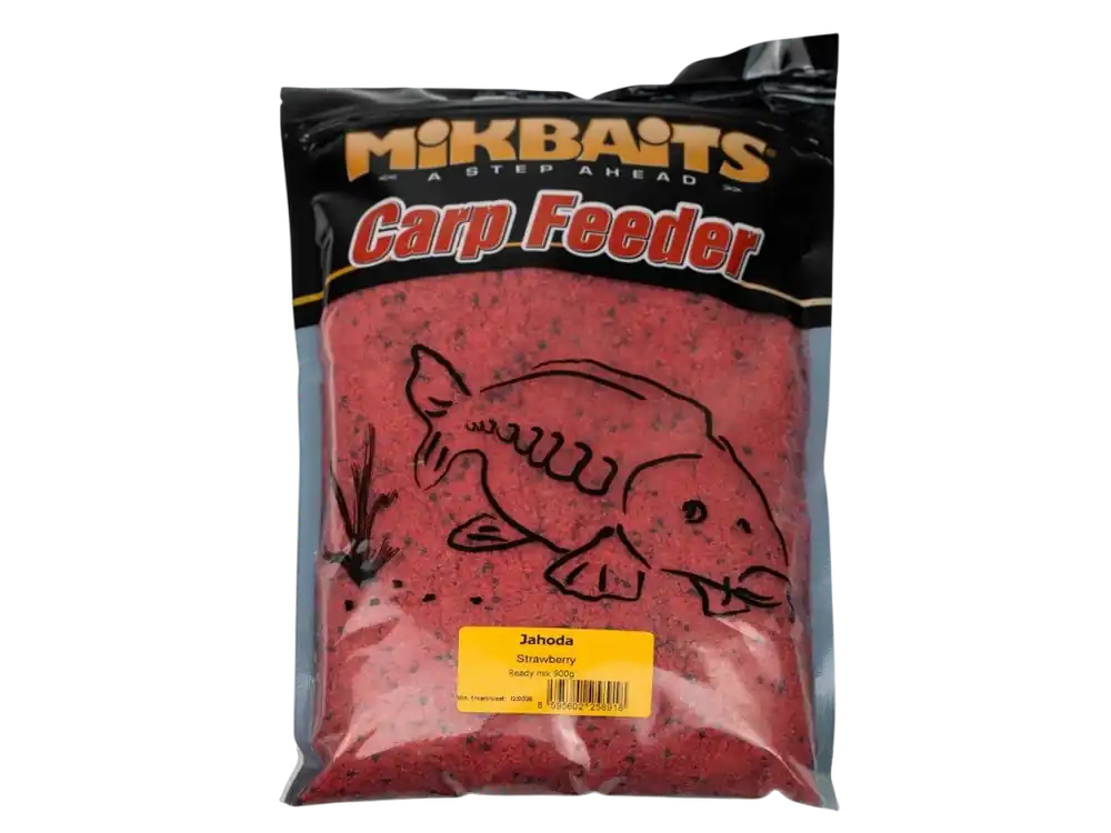 Mikbaits Vlhčený Ready Mix Jahoda 900g - Oblíbený u zákazníků