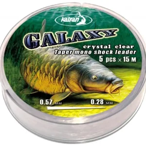 Expresní doručení | Katran Ujímaný šokový vlasec GALAXY 0,30-0,57 mm 5x15m