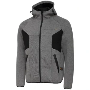 Savage Gear Mikna Tec-Foam Zip Hoodie Dark Grey Melange - Připraveno k expedici