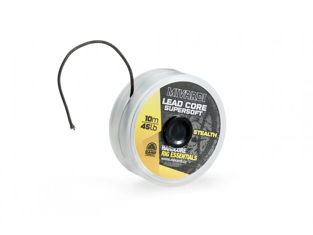 Šňůrka Lead core SuperSoft - Stealth 10m/45lb - Slevy