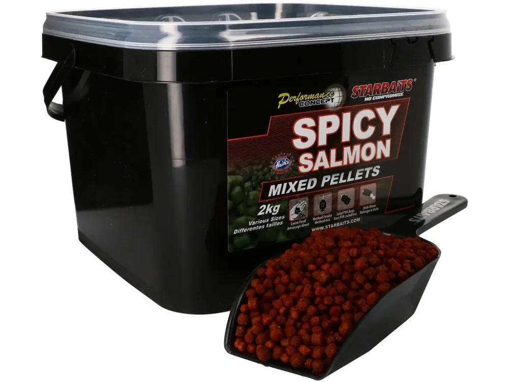 Pelety Mixed Spicy Salmon 2kg - Omezené zásoby