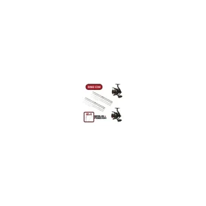 Tovární cena - CARP EXPERT MAX2 PRUT DOUBLE TIP 390 S NAVIJÁKEM MAX2 DT 6000 DUOPACK