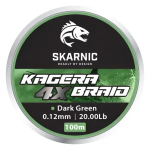 SKARNIC KAGERA 4X BRAID Tmavá zelená - Jen po omezenou dobu