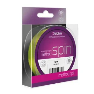 Poslední kusy - DELPHIN Vlasec METHOD SPIN 150m/žlutá - 0,28mm 14,3lbs