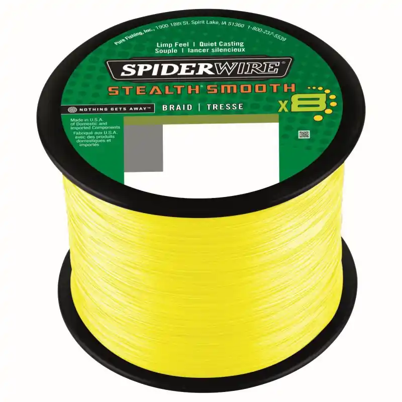 Mezi nejprodávanějšími - Spiderwire Pletená šňůra Stealth Smooth x8 0.06 mm 1.8 kg 1 m Yellow - Nutné dokoupit cívku kód 12025