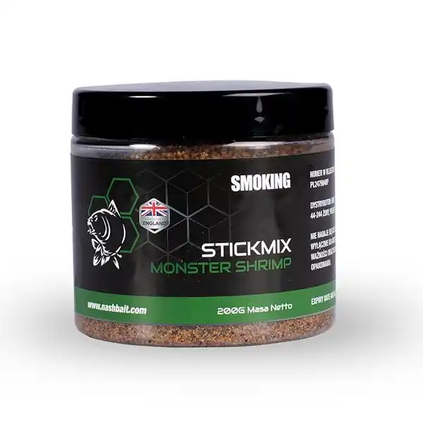 Snadné vrácení - Nash Monster Shrimp Smoking Stick Mix 200 g