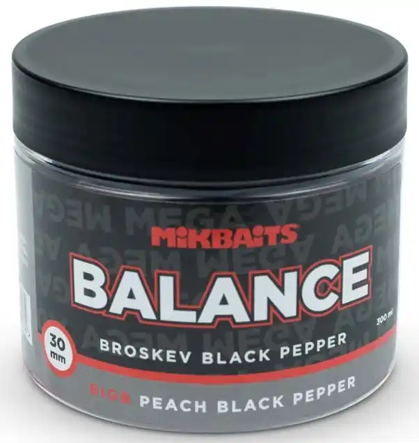 Právě uvedeno na trh | Mikbaits Mega BALANCE 300ml - BigB Broskev Pepř 30mm